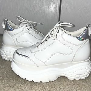 White Platform Shoes - Brand New